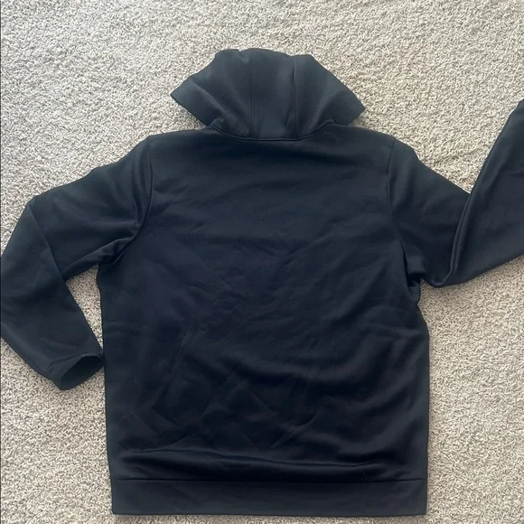 UNDER ARMOUR BASEBALL⚾️Black HOODIE Silver & White Logo Size Large - Picture 5 of 10